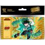 Golden ticket cartoon kingdom my hero academia v2 izuku midoriya