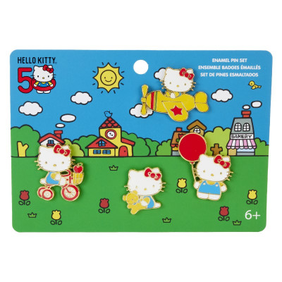Loungefly hello kitty loungefly 50th anniv set pins 4pcs classic - pinsSANPN0233-.jpg0671803490468