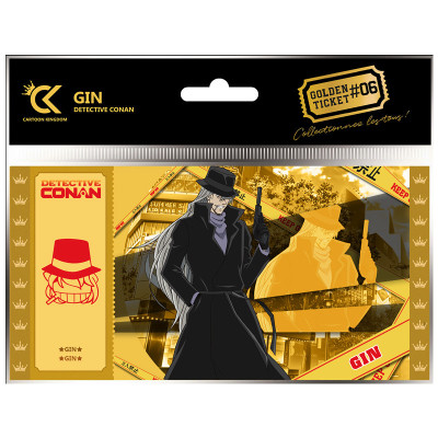 Cartoon kingdom detective conan golden ticket gin - golden ticketCKDC06.jpg3760375863606