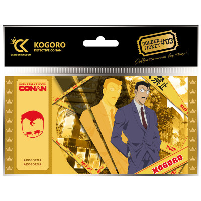 Cartoon kingdom detective conan golden ticket kogoro - golden ticketCKDC03.jpg3760375863576