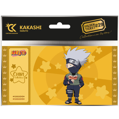 Cartoon kingdom naruto golden ticket chibi kakashi x10 - golden ticketCKCC29.jpg3760375862630