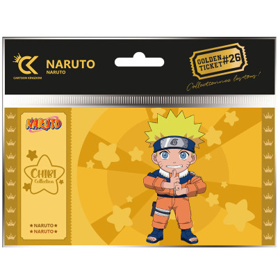 Cartoon kingdom naruto golden ticket chibi naruto x10 - golden ticketCKCC26.jpg3760375862609