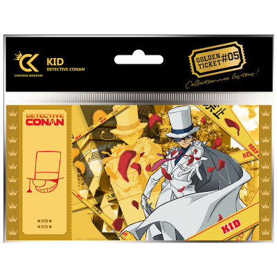 Cartoon kingdom detective conan golden ticket kid - golden ticketCKDC05.jpg3760375863590