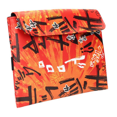 Uchiwa etui de protection manga - liseuse kanjis orange 24x22x3cm - etui de protectionUCHUCH79123.jpg8437025791231
