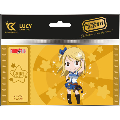 Cartoon kingdom fairy tail golden ticket chibi lucy x10 - golden ticketCKCC17.jpg3760375862517
