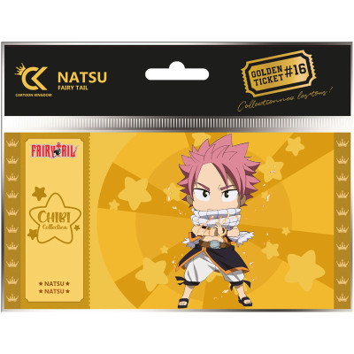 Cartoon kingdom fairy tail golden ticket chibi natsu x10 - golden ticketCKCC16.jpg3760375862500