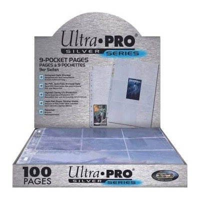 Ultrapro ultrapro pages 9 pochettes silver serie boite de 100pcs - protection carteUP81442-E.jpg0074427814427