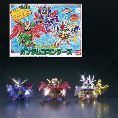 Bandai hobby gundam gunpla sd crystal 3 commanders - sd - préco février 2025BANMK56875.jpg4543112568755