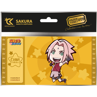 Cartoon kingdom naruto shipudden golden ticket chibi sakura x10 - golden ticketCKCC09.jpg3760375862432