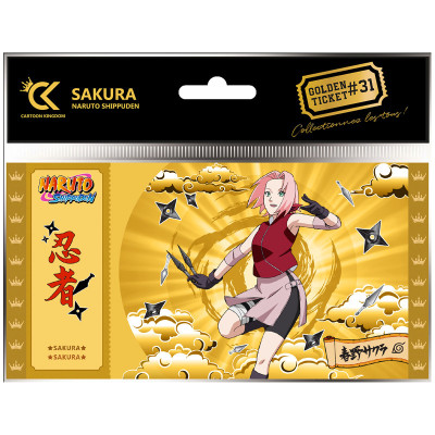 Cartoon kingdom naruto shipudden golden ticket sakura v2 x10 - golden ticketCKNS31.jpg3760375862869