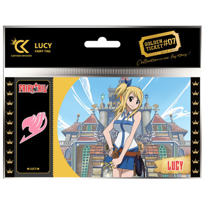 Cartoon kingdom fairy tail black ticket lucy v2 x10 - black ticketCKFT07B.jpg3760375862791