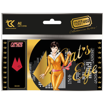 Cartoon kingdom cats eyes black ticket ai x10 - black ticketCKCE02B.jpg3760375862906