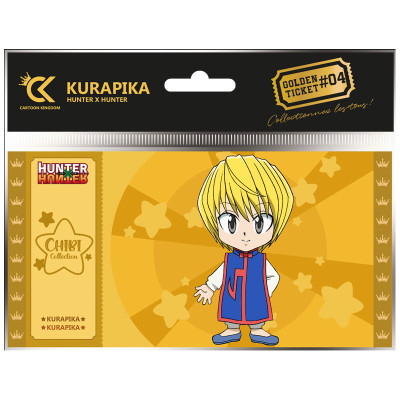 Cartoon kingdom hunter x hunter kurapika chibi collection golden ticket lotx10 - golden ticketCKCC04.jpg3760375862388