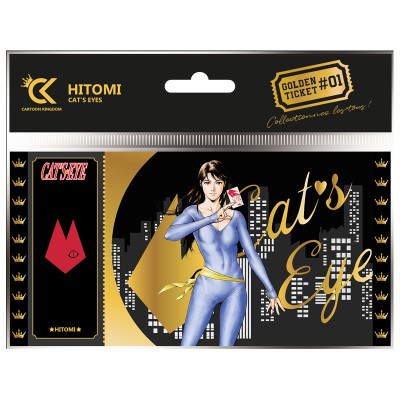 Cartoon kingdom cats eyes black ticket hitomi x10 - black ticketCKCE01B.jpg3760375862890
