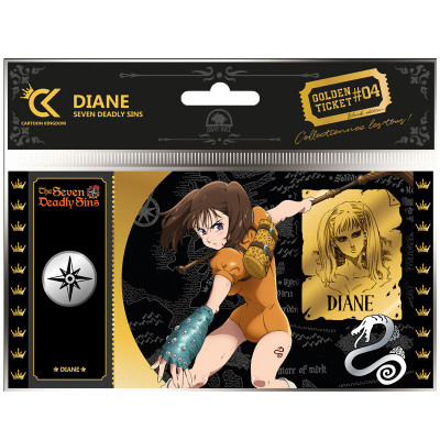 Cartoon kingdom seven deadly sins black ticket diane x10 - black ticketCKSDSB04.jpg3760375862234