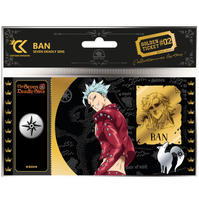 Cartoon kingdom seven deadly sins black ticket ban x10 - black ticketCKSDSB02.jpg3760375862210
