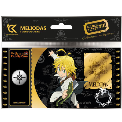 Cartoon kingdom seven deadly sins black ticket meliodas x10 - black ticketCKSDSB01.jpg3760375862203