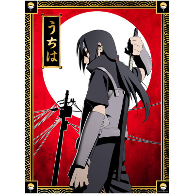 Cartoon kingdom naruto shippuden golden poster #02 itachi 30x40cm - golden poster / poster 3dCKGPNS02.jpg3760375862302
