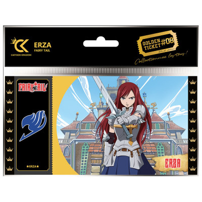 Cartoon kingdom fairy tail black ticket erza v2 x10 - black ticketCKFT08B.jpg3760375862807