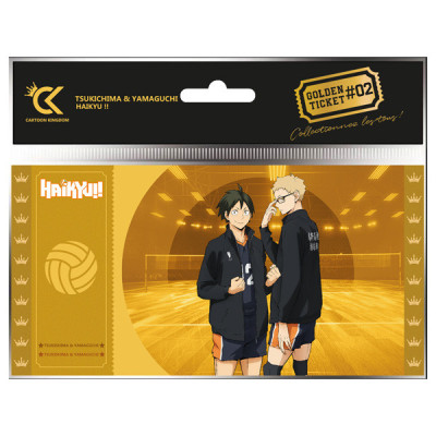 Cartoon kingdom haikyu!! golden ticket col01 tsukishima & yamaguchi lot x10 - golden ticketCKHA02.jpg3760375862159