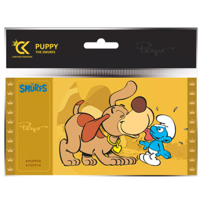 Cartoon kingdom schtroumpfs golden ticket col.2 puppy x 10 - golden ticketCKTS014.jpg3760375860223