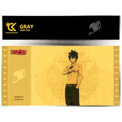 Cartoon kingdom fairy tail golden ticket col.1 gray lot x10 - golden ticketCKFT04BB.jpg3760375860865