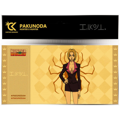Cartoon kingdom hunter x hunter golden ticket col.2 pakunoda lot x10 - golden ticketCKHH17BB.jpg3760375860797