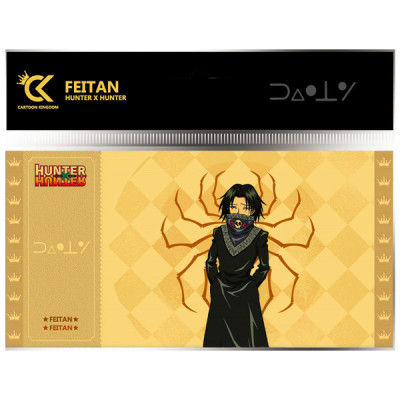 Cartoon kingdom hunter x hunter golden ticket col.2 feitan lot x10 - golden ticketCKHH10BB.jpg3760375860728