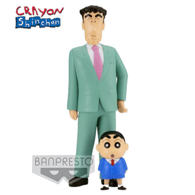 Banpresto crayon shinchan nohara family figure family photo vol 1 hiroshi & shinchan 21cm - w94 - figurineBAN18769.jpg4983164187
