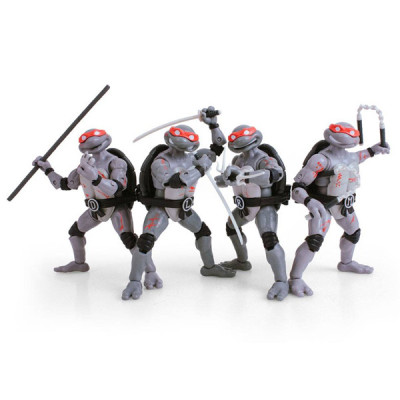 Loyal subjects tmnt tortues ninja pack 4 bst axn battle damaged 13cm - figurine articuleeLS46037A.jpg0850031460379