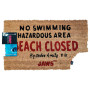 Tapis / paillasson sd toys jaws beach closed 60x40cm