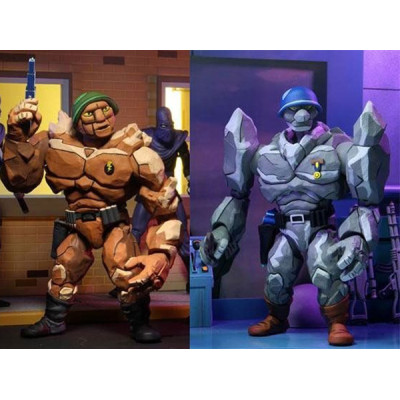 Neca tmnt tortues ninja cartoon 2-pack traag & granitor 18cm - figurine articuleeNEC54142.jpg0634482541425