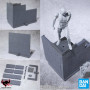 Figurine articulee tamashii nations base effect brick wall gris option Figurine articulee tamashii nations base effect brick wall gris option