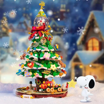 Pantasy snoopy pantasy snoopy's christmas tree 40cm - diorama - préco mai 2025PTY86909.jpg6973817322716