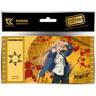 Cartoon kingdom chainsaw man golden ticket power x5 - golden ticket - préco avril 2025CKCSM03.jpg3760375867475