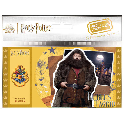 Cartoon kingdom harry potter golden ticket hagrid x5 - golden ticket - préco avril 2025CKHP05.jpg3760375867628