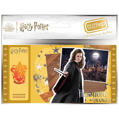 Cartoon kingdom harry potter golden ticket hermione x5 - golden ticket - préco avril 2025CKHP03.jpg3760375867604