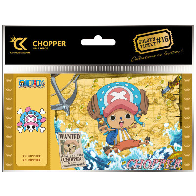 Cartoon kingdom one piece golden ticket vol 2 chopper x5 - golden ticket - préco avril 2025CKOP16.jpg3760375867741