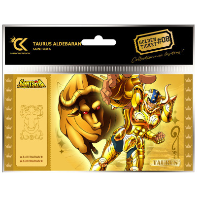 Cartoon kingdom saint seiya golden ticket aldebaran x5 - golden ticket - préco avril 2025CKSS08.jpg3760375867093