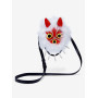 Our Universe Studio Ghibli Princess Mononoke San's Mask Figural Crossbody Bag - Import Août 2025 Our Universe Studio Ghibli Princess Mononoke San's Mask Figural Crossbody Bag - Import Août 2025