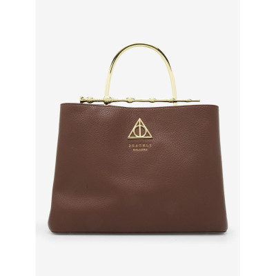 Loungefly Harry Potter Deathly Hallows Elder Wand Brown (New Pebble Texture) sac à main - Import Avril 202532796647_hi?$product