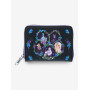 Loungefly Disney Villains Floral Icons Mini Zipper Wallet - Import Août 2025 Loungefly Disney Villains Floral Icons Mini Zipper Wallet - Import Août 2025