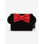 Loungefly Disney Minnie Mouse Quilted Velvet Ears Cardholder - Import Août 2025 Loungefly Disney Minnie Mouse Quilted Velvet Ears Cardholder - Import Août 2025
