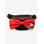 Loungefly Disney Minnie Mouse Bow Velvet Quilted ceinture Bag - Import Août 2025 Loungefly Disney Minnie Mouse Bow Velvet Quilted ceinture Bag - Import Août 2025