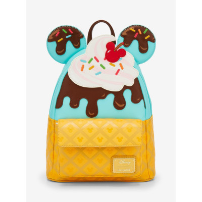 Loungefly Disney Mickey Mouse Ice Cream Cone Figural Sac à dos - Import Juin 202533406039_hi?$productMainDesktop$&fmt=auto123453