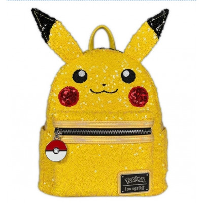 Sac à dos loungefly pokemon sequin pikachu cosplay