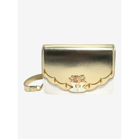 Loungefly Disney Cendrillon Jaq & Gus Gold Flap Sac à main - Import Juillet 2025