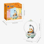 Diorama pantasy garfield crystal ball series cozy bath 13cmPTY86802b.jpg6973817322334