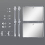 Accessoire bandai hobby gundam gunpla action base 7 clear color mirror stickers setBANMK67157B.jpg4573102671578