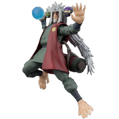 Figurine articulee tamashii nations naruto shippuden sh figuarts jiraiya hidden leaf heroic master sage mode 17cm - préco décemb